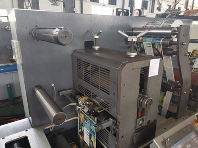 Máquina de corte e vinco rotativo e semi rotativo de rótulo, ZM-320