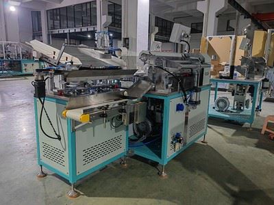 Máquina Automática de Rotulagem e Corte de Tubos de Papel (com cola branca), WT-580X